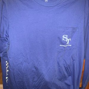 Blue southern tide long sleeve T-shirt